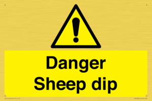 Danger Sheep dip